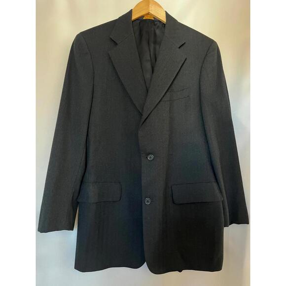 Brooks Brothers Charcoal Gray Men's Suit Jacket Blazer Size 38R